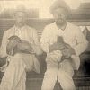 The return from Sahalin. On steamboat Petersbutg, October-November 1890. A.P. Chekhov and midshipman G.N. Glinka with mongooses.