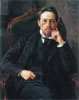 Anton Pavlovich Chekhov (portrait by I.E. Braz. The picture is in the Tretyakov's gallery in Moscow)